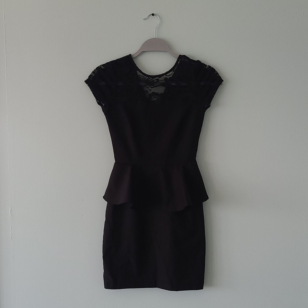 Lace top dress